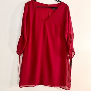 Lulu’s Shift Chiffon Dress Medium